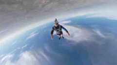 360 derece çekim yapabilen kamera ile hava dalışı