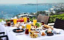 Boğaza karşı nefis kahvaltı keyfi!